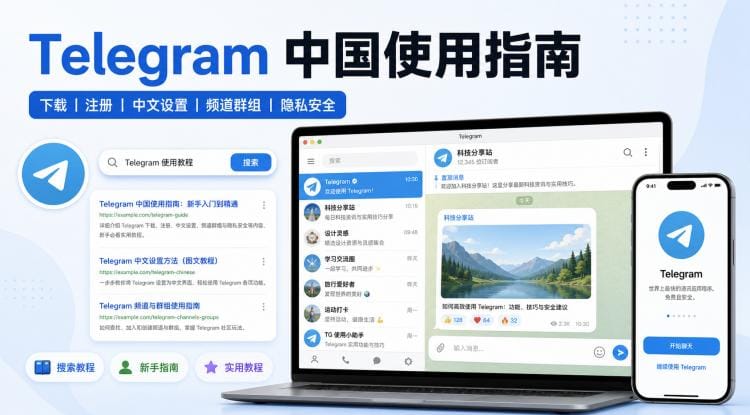 Telegram 中国使用指南:官方下载、注册验证码、中文设置与安全使用教程